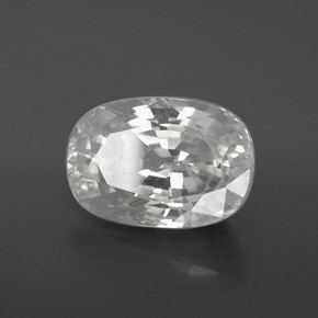 Zircone Bianco naturale da 9.84 ct, Taglio ovale, VVS-VS