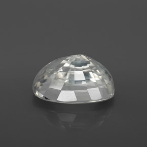 Zircone Bianco naturale da 9.84 ct, Taglio ovale, VVS-VS