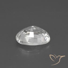 Zircone Bianco naturale da 2.85 ct, Ovale, VVS