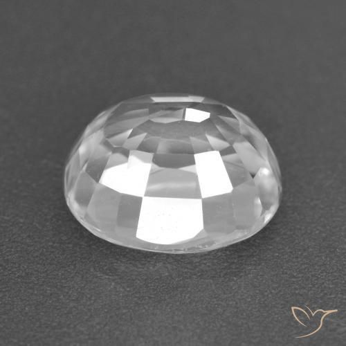 Zircone Bianco naturale da 3.01 ct, Ovale, VVS