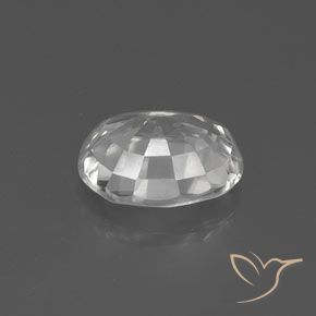 Zircone Bianco naturale da 2.92 ct, Ovale, VVS