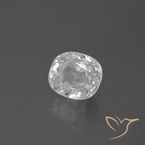 Zircone Bianco naturale da 3.29 ct, Cuscino, VS