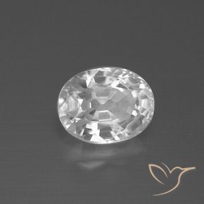 Zircone Bianco naturale da 2.88 ct, Ovale, VS