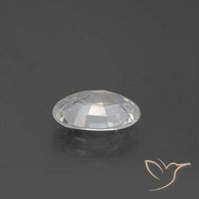 Zircone Bianco caldo naturale da 2.64 ct, Ovale, VVS