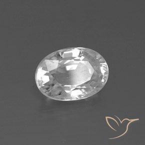 Zircone Bianco naturale da 2.25 ct, Ovale, VVS