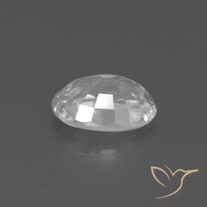 Zircone Bianco naturale da 2.25 ct, Ovale, VVS