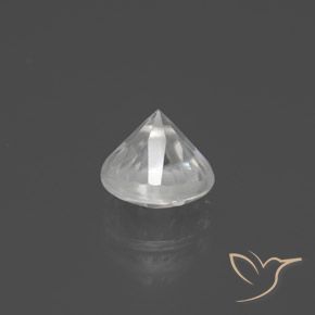 Zircone Bianco naturale da 2.63 ct, Rotondo, VVS-VS