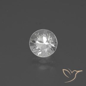 Zircone Bianco naturale da 1.95 ct, Rotondo, VVS-VS