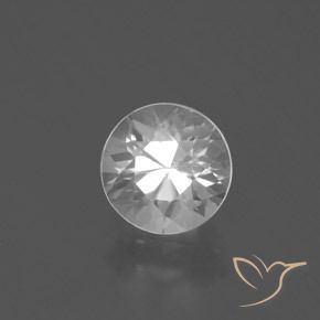Zircone Bianco naturale da 2.26 ct, Rotondo, VVS-VS