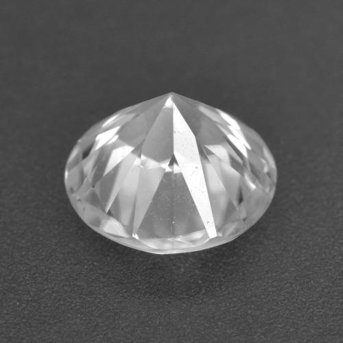 Zircone naturale bianco da 2,58 ct, taglio rotondo, VS
