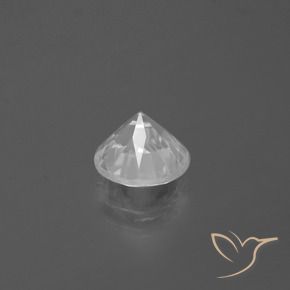Zircone Bianco naturale da 2.56 ct, Rotondo, VS