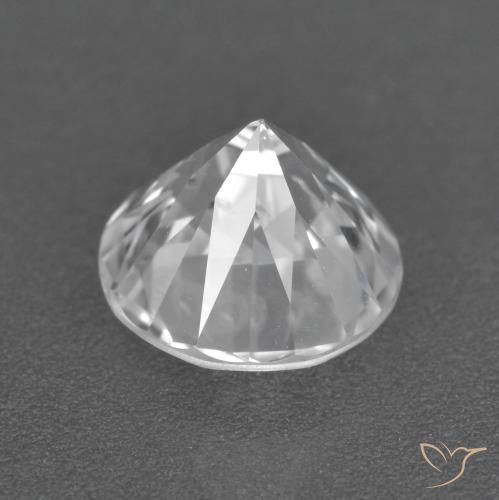 Zircone Bianco naturale da 2.12 ct, Rotondo, VS