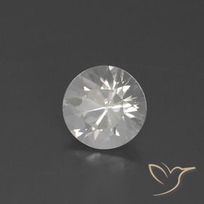 Zircone Bianco naturale da 2.19 ct, Rotondo, VVS