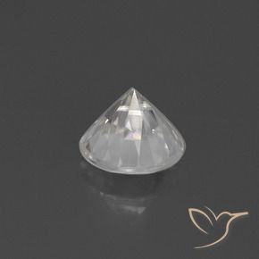 Zircone Bianco naturale da 2.19 ct, Rotondo, VVS