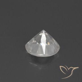 Zircone Bianco naturale da 2.42 ct, Rotondo, VS