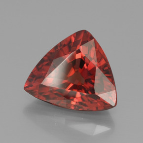 Zircone naturale rosa da 5,50 ct, trillion, VVS