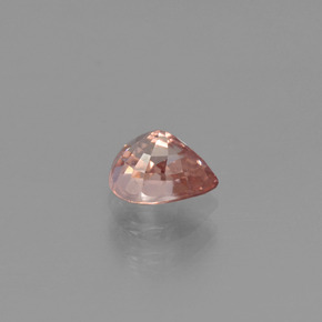 Zircone Color pesca naturale da 1.02 ct, Forma a pera, VS