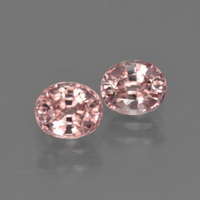 Zircone naturale arancione da  ct, taglio ovale, VVS