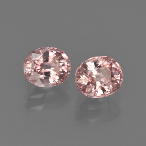 Zircone naturale arancione da  ct, taglio ovale, VVS