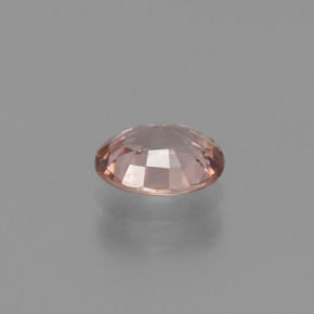 Zircone naturale arancione da 1,47 ct, taglio ovale, VS