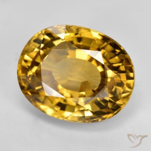 Zircone Oro naturale da 22.80 ct, Ovale, VVS