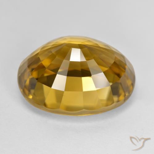 Zircone Oro naturale da 22.80 ct, Ovale, VVS