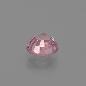 Zircone naturale rosa da 1,22 ct, taglio rotondo, VVS-VS