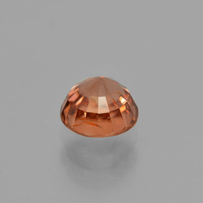 Zircone Arancione naturale da 1.39 ct, Taglio rotondo, VS