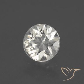Zircone Bianco caldo naturale da 1.91 ct, Rotondo, VS