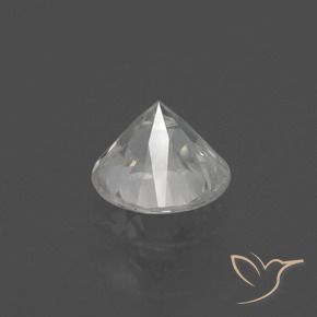 Zircone Bianco caldo naturale da 2.14 ct, Rotondo, VS