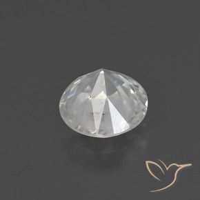 Zircone Bianco caldo naturale da 1.89 ct, Rotondo, VVS-VS