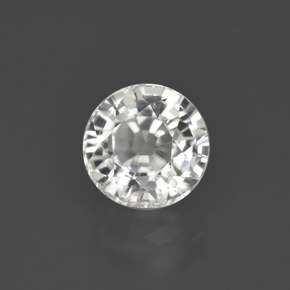 Zircone Bianco caldo naturale da 3.18 ct, Taglio rotondo, VS