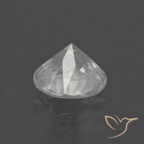 Zircone Bianco trasparente naturale da 1.80 ct, Rotondo, VS