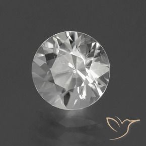 Zircone Bianco naturale da 2.29 ct, Rotondo, VS