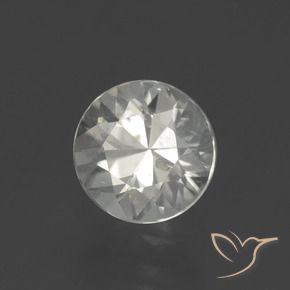 Zircone Bianco caldo naturale da 1.61 ct, Rotondo, VS