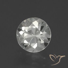 Zircone Bianco caldo naturale da 1.76 ct, Rotondo, VVS