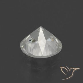 Zircone Bianco caldo naturale da 1.76 ct, Rotondo, VVS