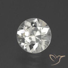 Zircone Bianco caldo naturale da 1.93 ct, Rotondo, VS