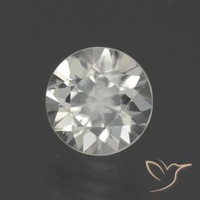 Zircone Bianco caldo naturale da 1.95 ct, Rotondo, VS