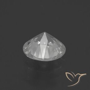 Zircone Bianco trasparente naturale da 1.33 ct, Rotondo, VS