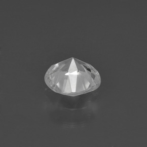 Zircone naturale bianco da 0,91 ct, taglio rotondo, VVS-VS