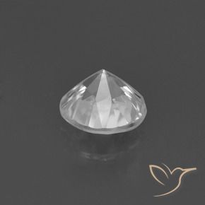 Zircone Bianco naturale da 1.42 ct, Rotondo, VS