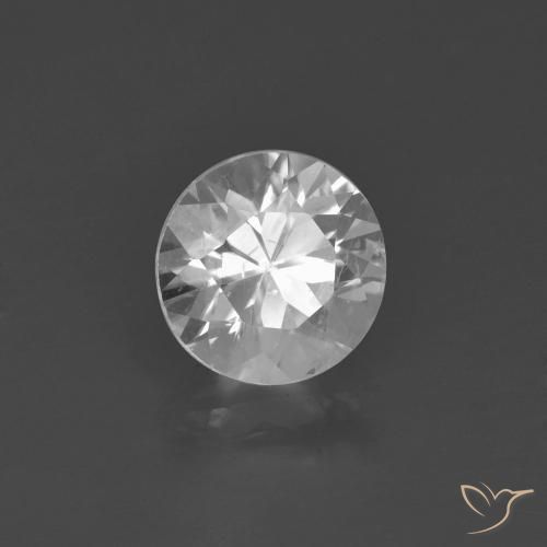 Zircone Bianco naturale da 1.85 ct, Rotondo, VS