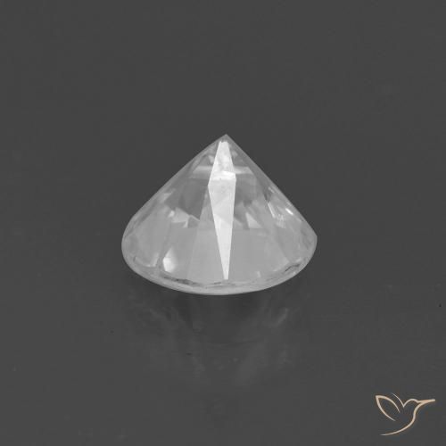 Zircone Bianco naturale da 1.85 ct, Rotondo, VS