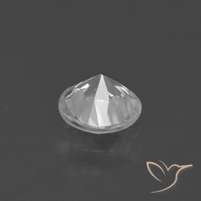 Zircone Bianco trasparente naturale da 1.45 ct, Rotondo, VVS-VS