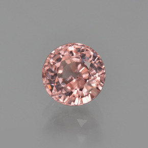 Zircone Rosa rosa naturale da 1.38 ct, Taglio rotondo, VS