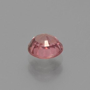 Zircone Rosa rosa naturale da 1.02 ct, Taglio rotondo, VVS-VS
