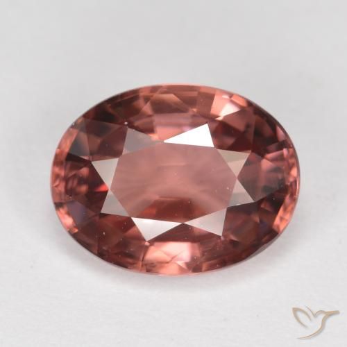 2.77ct Naturale Vino rosso Zircone, Ovale, VS, Photo A