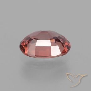 Zircone Vino rosso naturale da 2.74 ct, Ovale, VS