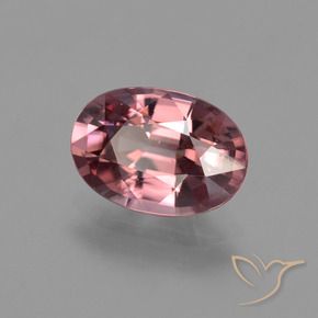 Zircone Rosso scuro naturale da 3.15 ct, Taglio ovale, VVS